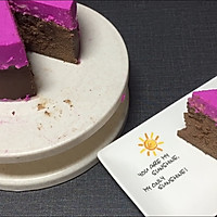 鲜果火龙果慕斯芝士巧克力蛋糕的做法图解27