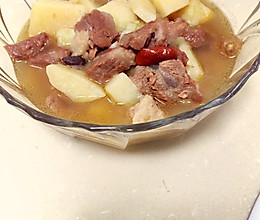 土豆炖牛肉汤的做法