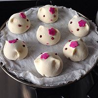 小猫芝麻包的做法图解3