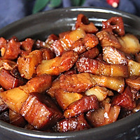 红烧肉烧藕￨没牙都能吃的做法图解4