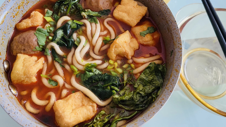 一人食自制土豆粉的做法