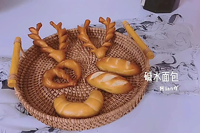鹿角碱面包