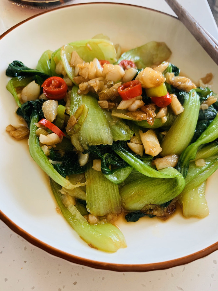 小白菜这么炒非常好吃的做法
