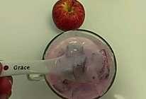 #皇后红玫瑰花式做法#苹果火龙果酸奶杯的做法
