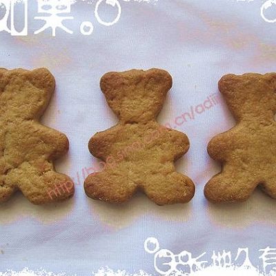 咖啡小熊饼干