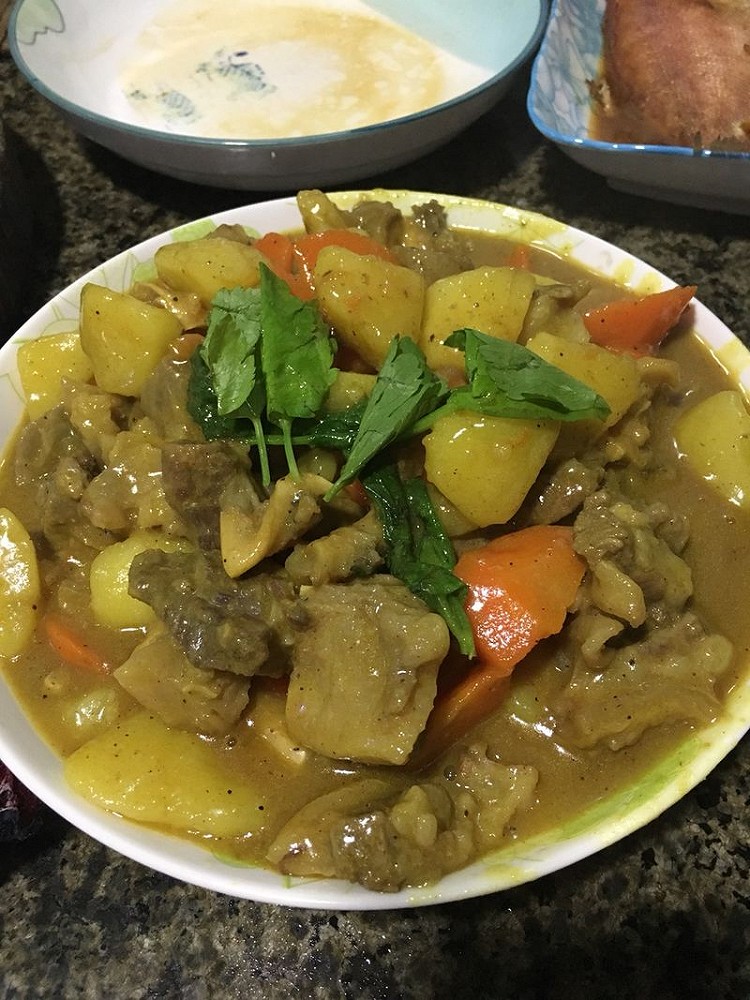 简便咖喱牛腩的做法