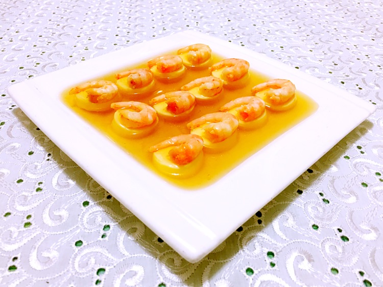 水晶日本豆腐虾仁的做法图解7