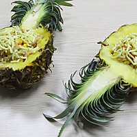 五彩菠萝芝士焗饭的做法图解7