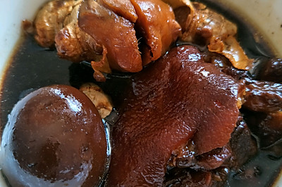 广东传统菜式:甜醋猪脚(黑醋姜)详细版本