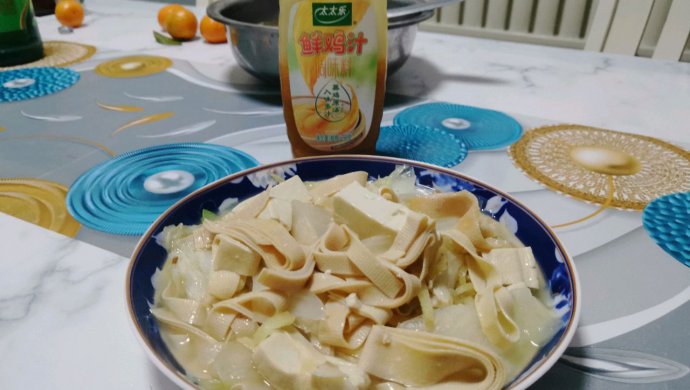白菜炖豆腐豆片