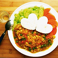 黄金玉米豌豆炒蛋~健康美味的做法图解7