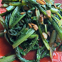 大蒜清炒的做法图解4