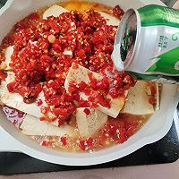 剁椒炖金针菇豆腐的做法图解7