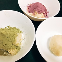 三色蛋黄酥 - 紫薯 抹茶 古早味 中秋节月饼中式糕点的做法图解7