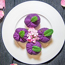 紫薯茶巾绞，轻食美味下午茶 #春季减肥，边吃边瘦#