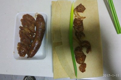 自制麻辣味腊肠