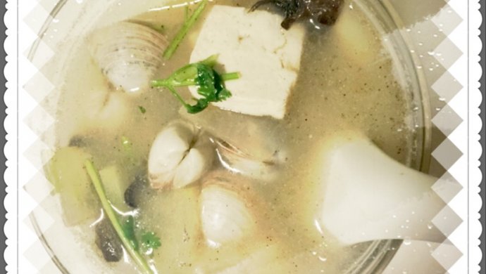 冬瓜豆腐青蛤汤