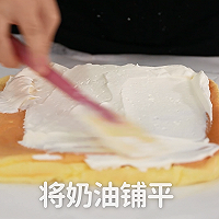 芒果蛋糕卷的做法，小兔奔跑甜品配方的做法图解22