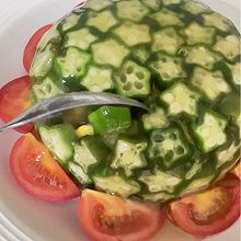 #鸡汁入家宴 感恩正当“食”#秋葵土豆泥