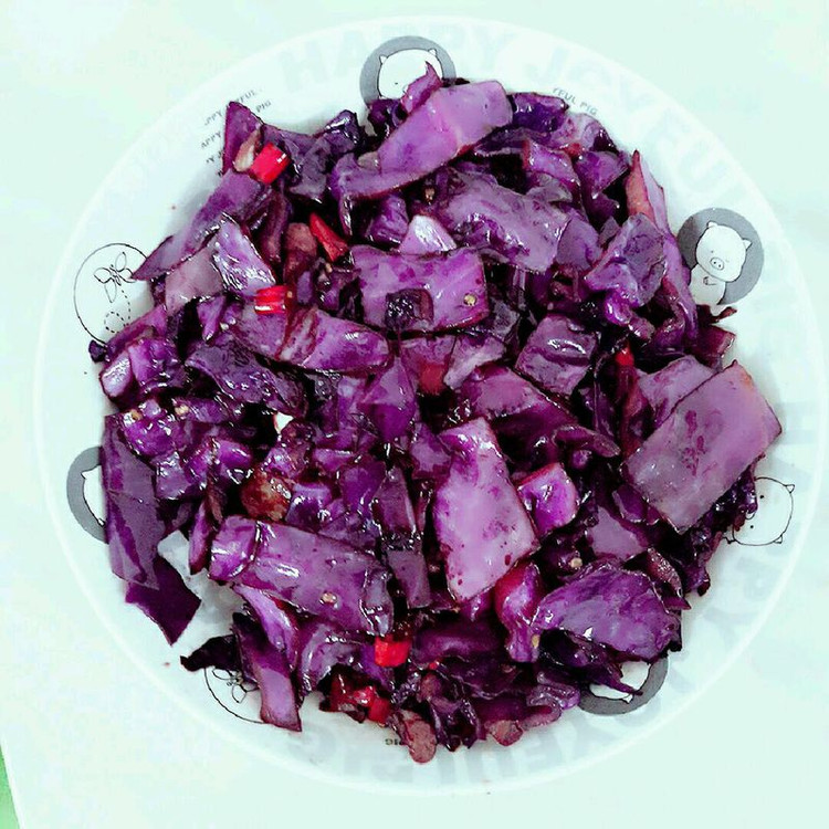 紫椰菜的诱惑的做法