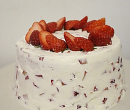 好像有一点点进步-草莓蛋糕的做法