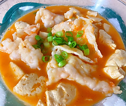 一碗鲜虾排豆腐汤的做法