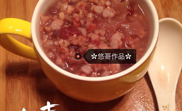 玫瑰红颜八宝粥