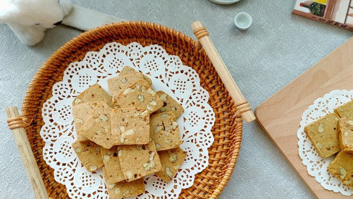 红糖核桃饼干