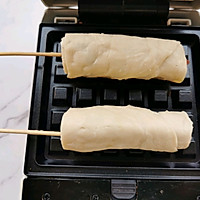 香肠手抓饼华夫#相聚组个局#的做法图解5