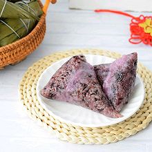 #唯有美食最粽要#芋泥紫米粽子