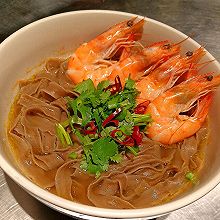 快手虾汤面