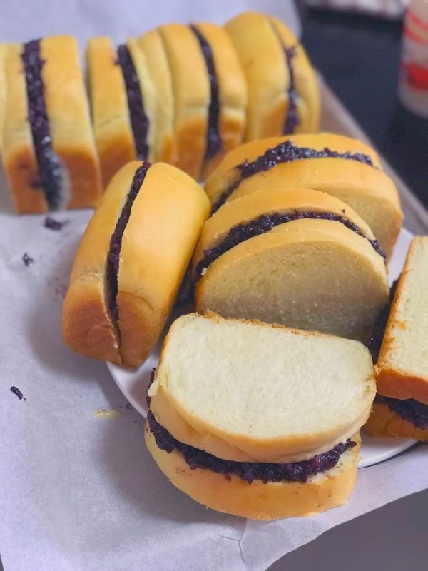 快手早餐—紫米面包