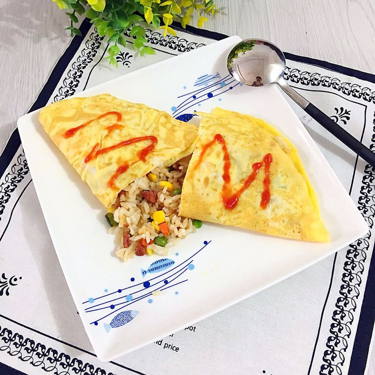 蛋包饭的做法
