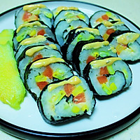 减肥吃什么？低脂美味的快手土豆泥寿司的做法图解5