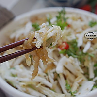 白菜心拌海蜇皮的做法图解12