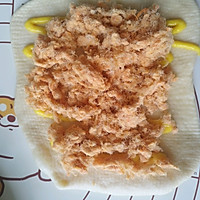 #自由创意面包#肉松芝士沙拉面包的做法图解10