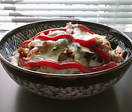 #餐桌上的春日限定#鸡肉香菇焗饭的做法