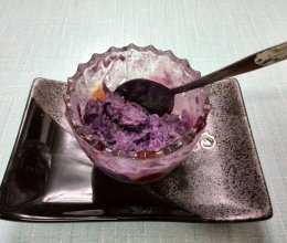 美味健康的紫薯冰淇淋的做法