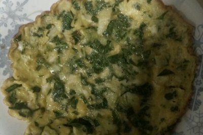 青菜鸡蛋饼