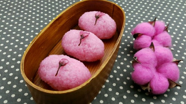 【蔓德拉的厨房】道明寺樱花饭团——最有气质的在这里的做法