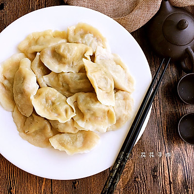 汪星人一人食萝卜牛肉水饺 