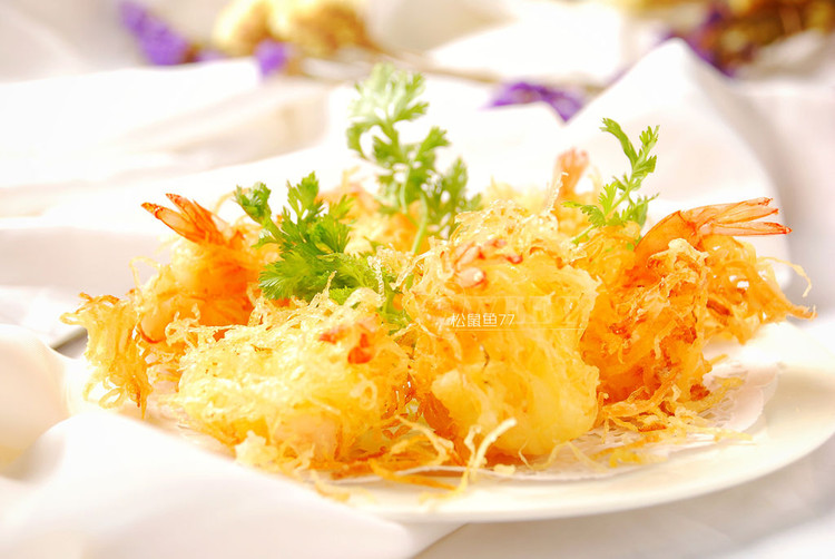 节日宴客菜——金丝凤尾虾的做法