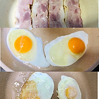 培根鸡蛋热压三明治的做法图解2