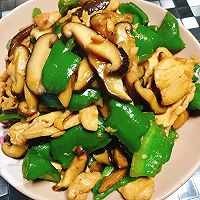 香菇青椒炒鸡胸的做法图解9