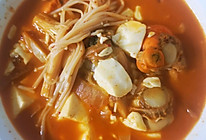 泡菜海鲜炖豆腐的做法