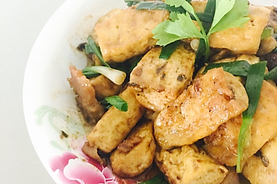 超简单美味香煎豆腐
