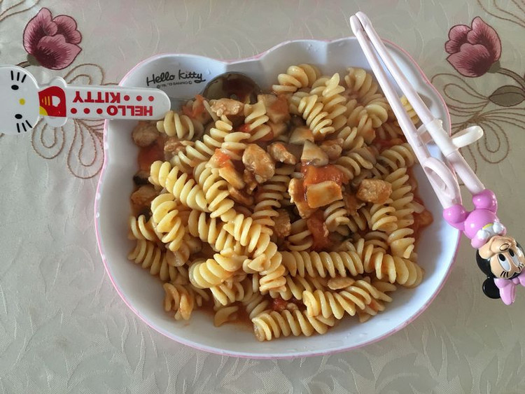 【宝宝】奶酪番茄鸡肉意大利面的做法