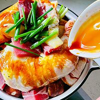 #刘畊宏女孩减脂饮食#减脂菜火腿肉蒸鸡的做法图解7