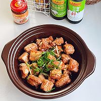 #李锦记X豆果 夏日轻食美味榜#啫啫生焗排骨煲的做法图解11