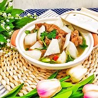 #冬季滋补花样吃法#清炖白萝卜牛肉汤的做法图解12